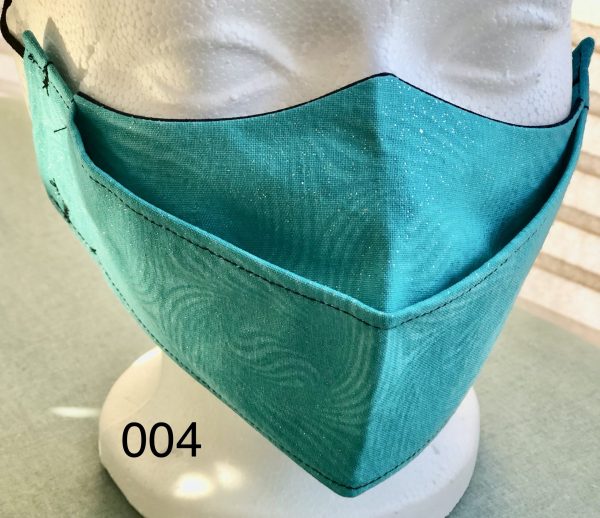Origami Plain Aqua Green with Shimmer