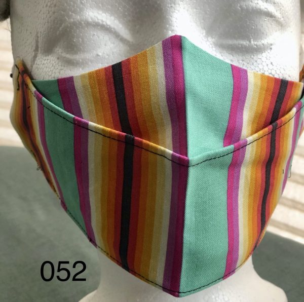 Origami Multi Color Vertical Stripes Pattern