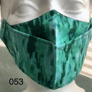 Origami Green with Shades of Green Pattern