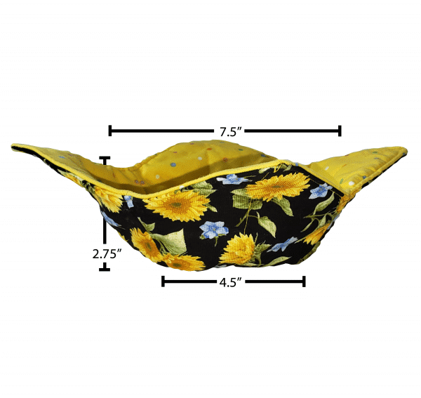 Small 8" Microwave Bowl Cozy Dimensions