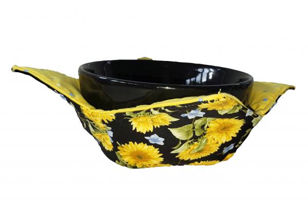 Small 8" Microwave Bowl Cozy with a deep bowl