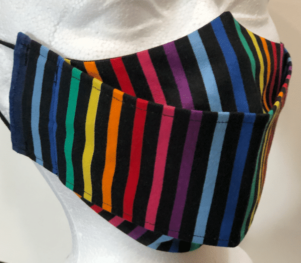 Vertical Multi-coloured Stripes Mask