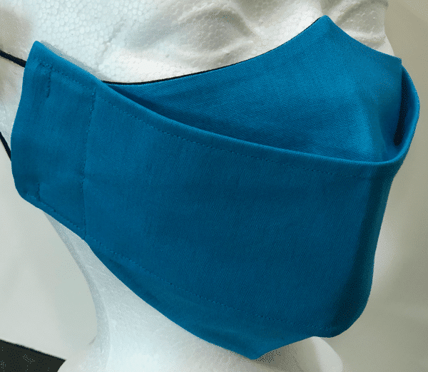 Olympic Blue Solid Mask