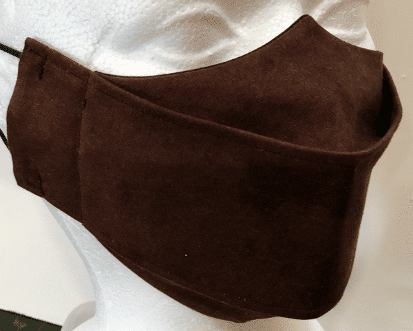 Marbled Mocha Brown Mask