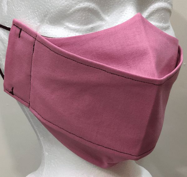 Flamingo Pink Solid Mask