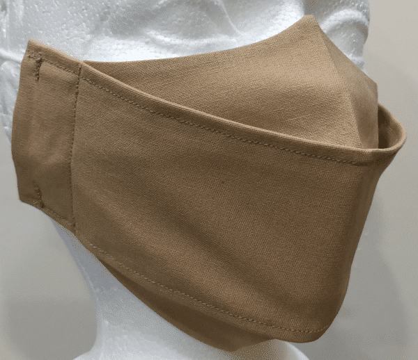 Camel Brown Solid Mask