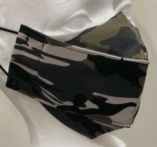 Origami Colour Camo - Black, Brown, Grey, Olive Mask