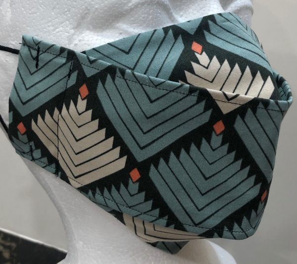 Geometric Candles mask